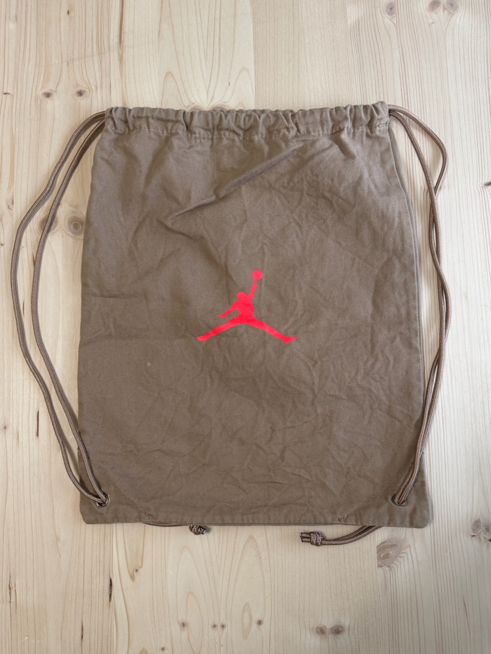 Travis Scott Cactus Jack Jordan Khaki Drawstring Bag